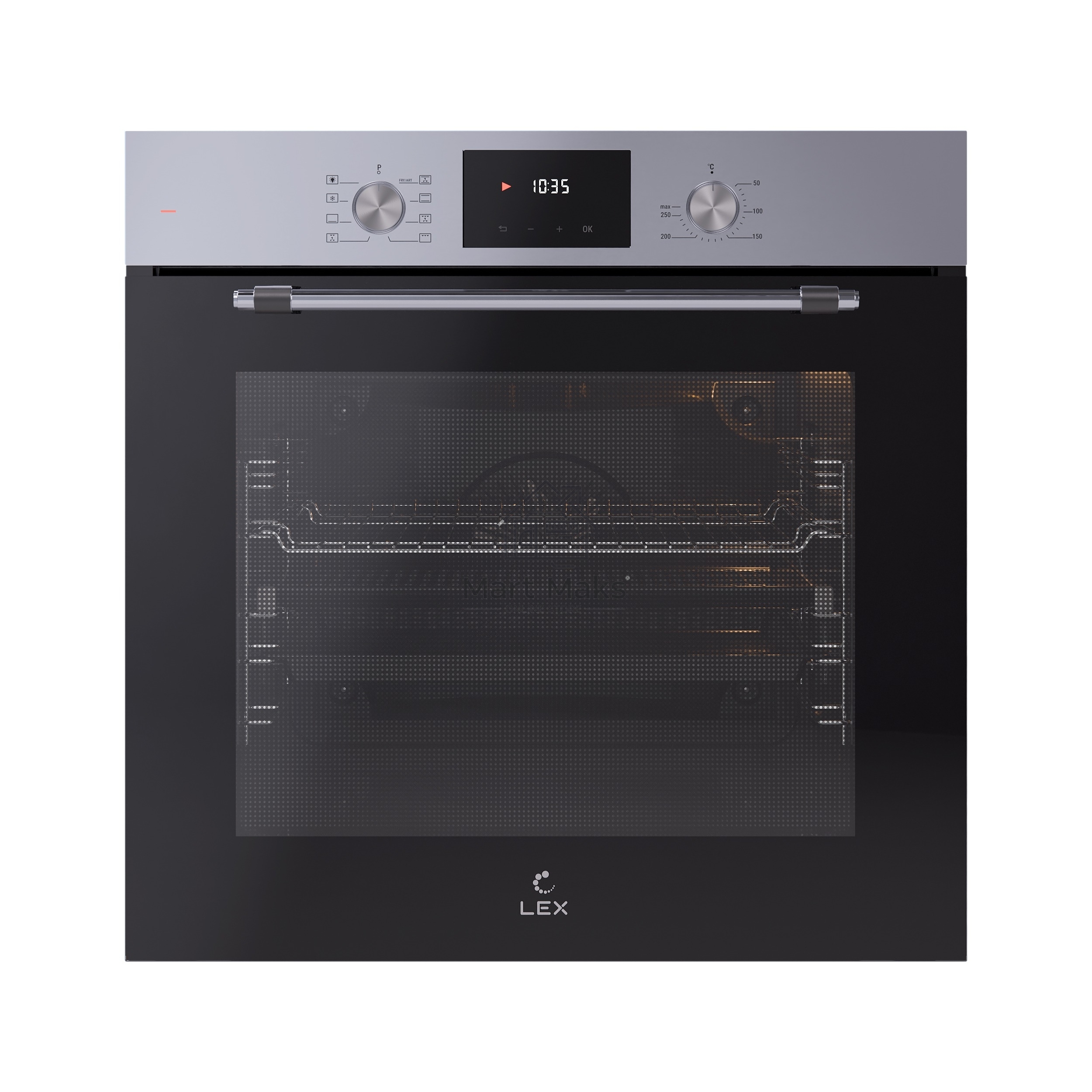 Электрический духовой шкаф LEX EDP 680 IX MAX, встраиваемый, нержавеющая сталь