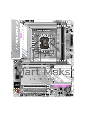 Материнская плата Gigabyte Z890 AORUS ELITE WIFI7 ICE, LGA 1851, Intel Z890, 4xDDR5, 4xSATA, 4xM.2, 1xPCIe 5.0 x16, 2xPCIe 4.0 x4, 1xDP, 1xUSB-C (DP), 1x 2.5Gb LAN, 4xUSB-A 2.0, 3xUSB-A 3.2 Gen 1, 2xUSB-A 3.2 Gen 2, 1xUSB-C 3.2 Gen 2 (Thunderbolt 4), 2x3.