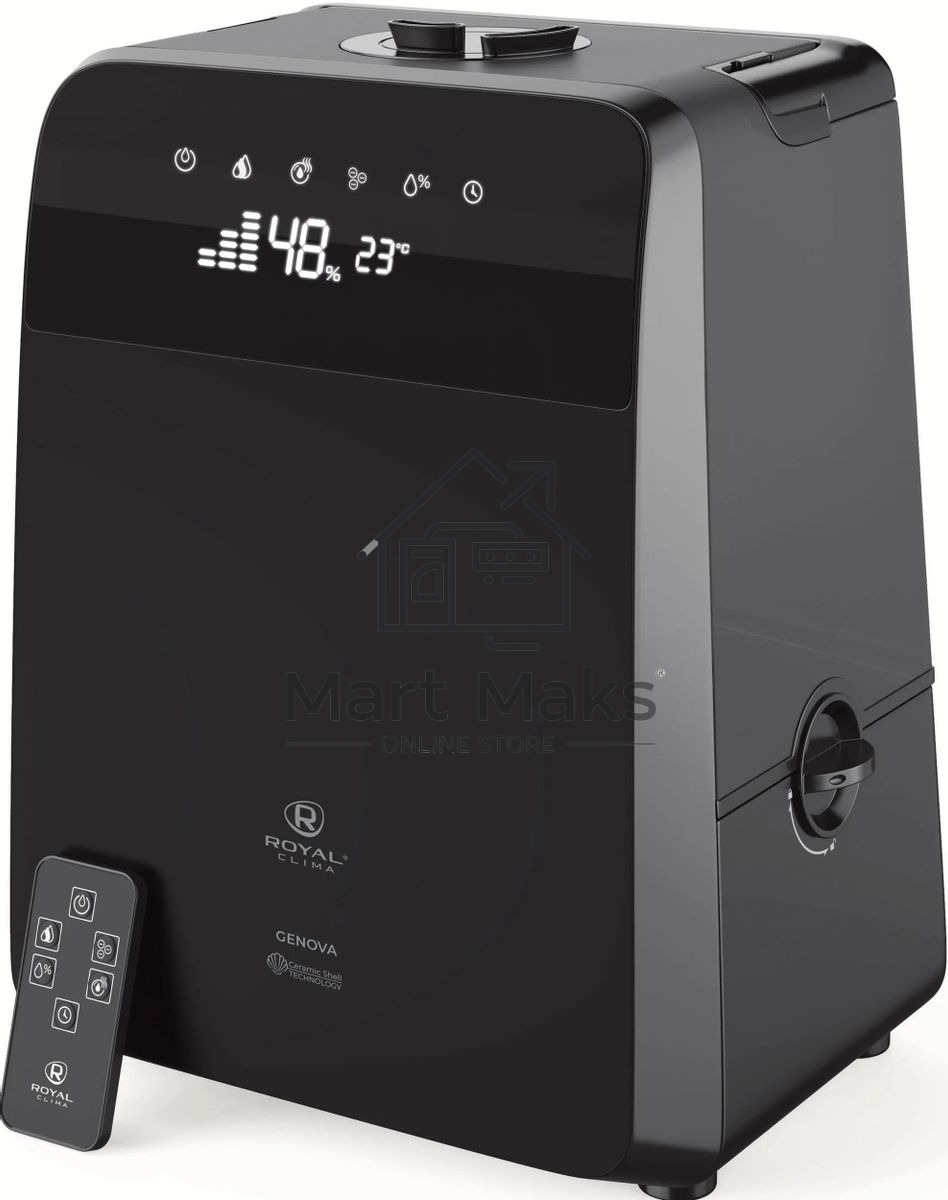 Увлажнитель воздуха ультразвуковой Royal Clima RUH-G450/5.5E-BL 110Вт черный