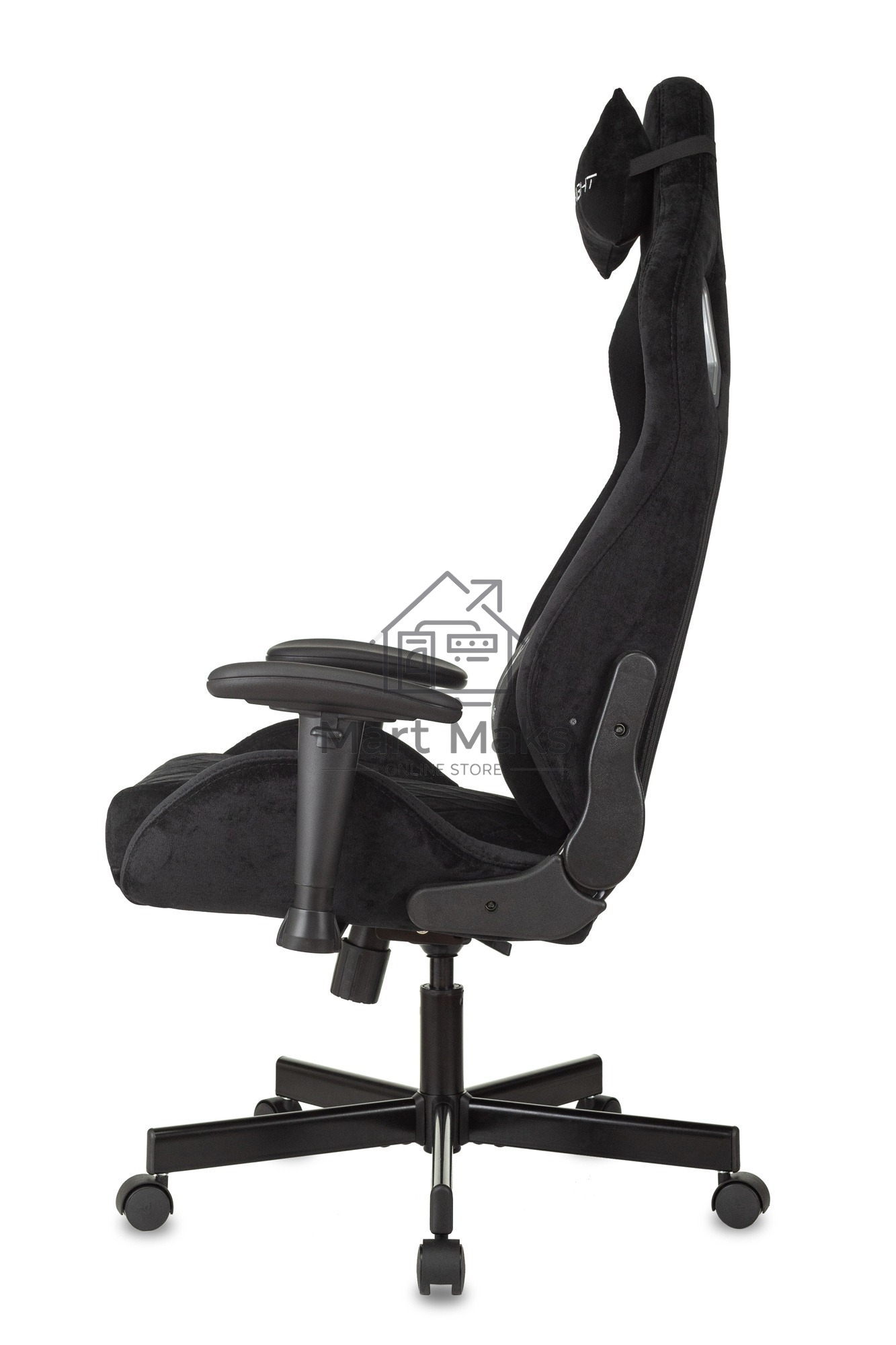 Кресло игровое Бюрократ Knight Outrider Light-20 черный с подголов. крестовина металл