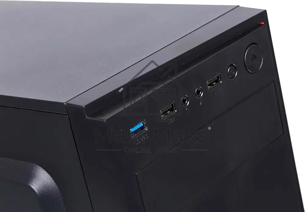 Компьютерный корпус Accord JP-II черный без БП ATX 1x80mm 2xUSB2.0 1xUSB3.0 audio