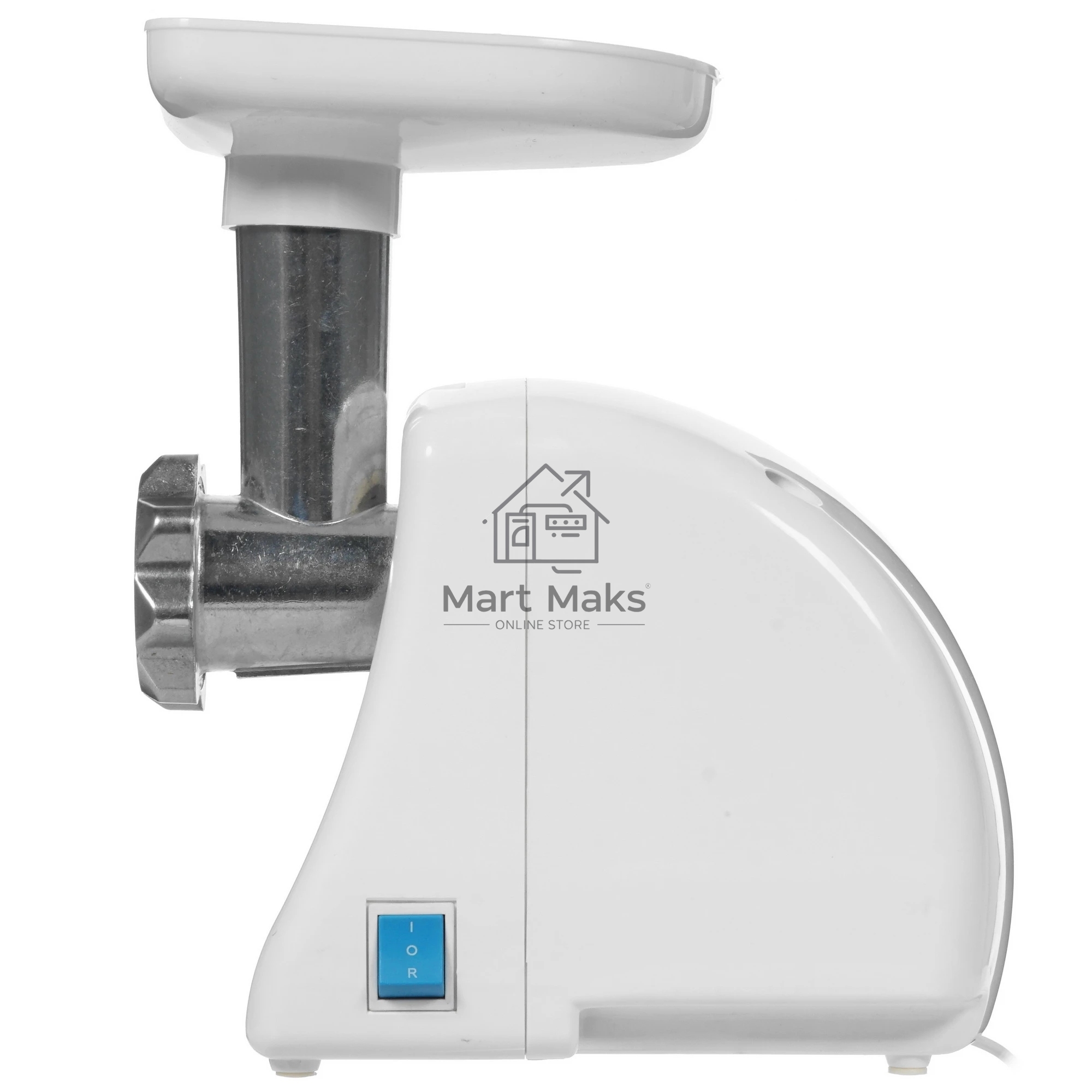 Мясорубка электрическая Ротор Экстра-Р ЭМШ 35/250-3 белый, 1500 Вт, 0.6 кг/мин, реверс, насадки - 4