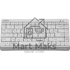 Клавиатура беспроводная A4Tech Fstyler FBK11 USB, Bluetooth/Радиоканал, белый/серый