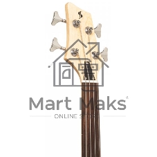 Бас-гитара STAGG SBF-40 FL NAT 4-х струнная форма Fusion, безладовая, корпус массив ясеня, гриф твердый клен, накладка грифа палисандр, мензура 867 мм, колки литые, звукосниматели 1xJB, 1xMM, регуляторы 2x громкости, 1x тона, цвет натуральный