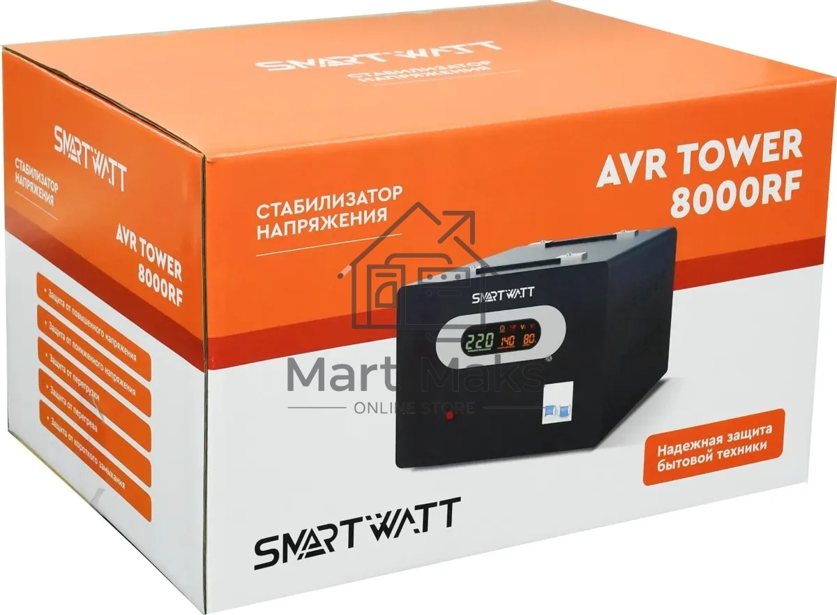 Стабилизатор напряжения напольный SMARTWATT AVR TOWER 8000RF