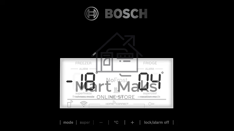 Холодильник Bosch KGN39LB30U черный двухкамерный 279/87л морозилка снизу