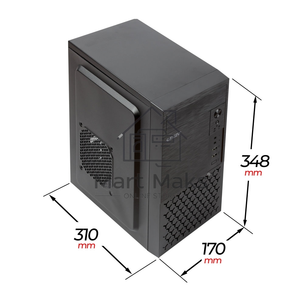 Компьютерный корпус Ginzzu B410 mATX