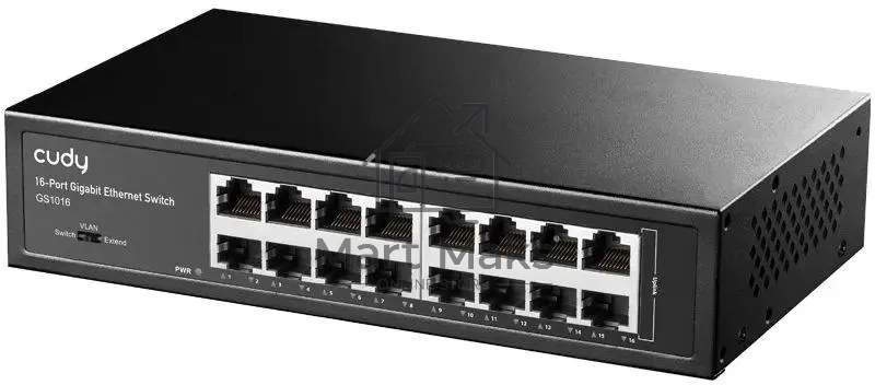 Коммутатор Cudy GS1016 (L2) 16x1Гбит/с неуправляемый