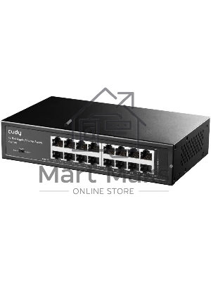 Коммутатор Cudy GS1016 (L2) 16x1Gbит/с неуправляемый