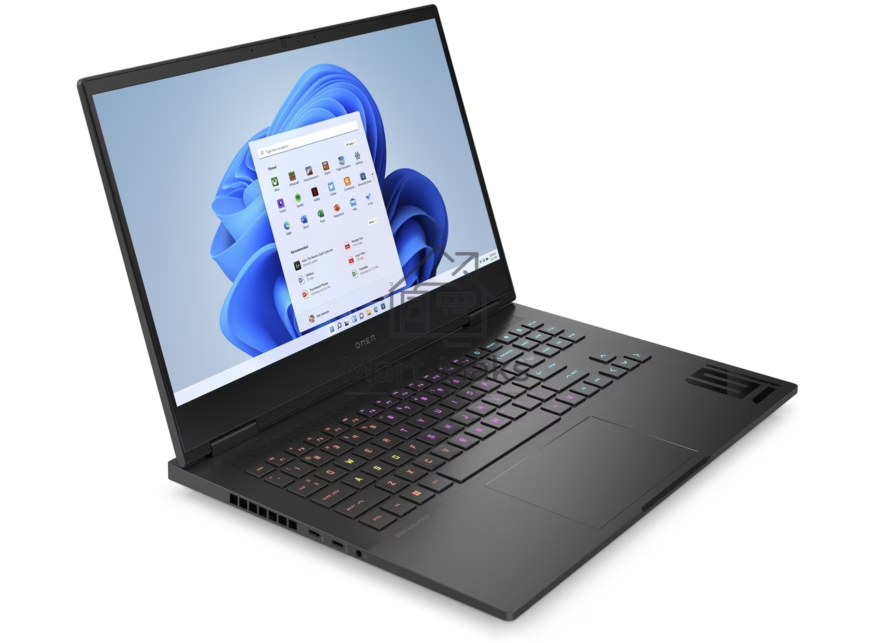 Ноутбук HP Omen 16-wd0011ci Core i5 13420H 16Gb SSD512Gb NVIDIA GeForce RTX4050 6Gb 16.1