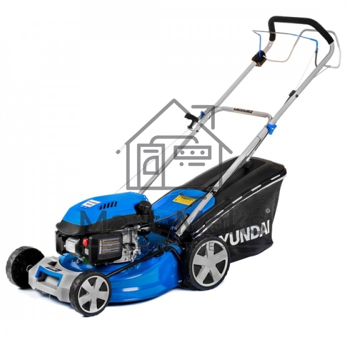 Бензиновая газонокосилка Hyundai L4620S ICV145,4-х такт, 3.8 л.с./145 см3, Ширина среза 45,7 см, Высота среза 25-75 мм, 25,2 кг