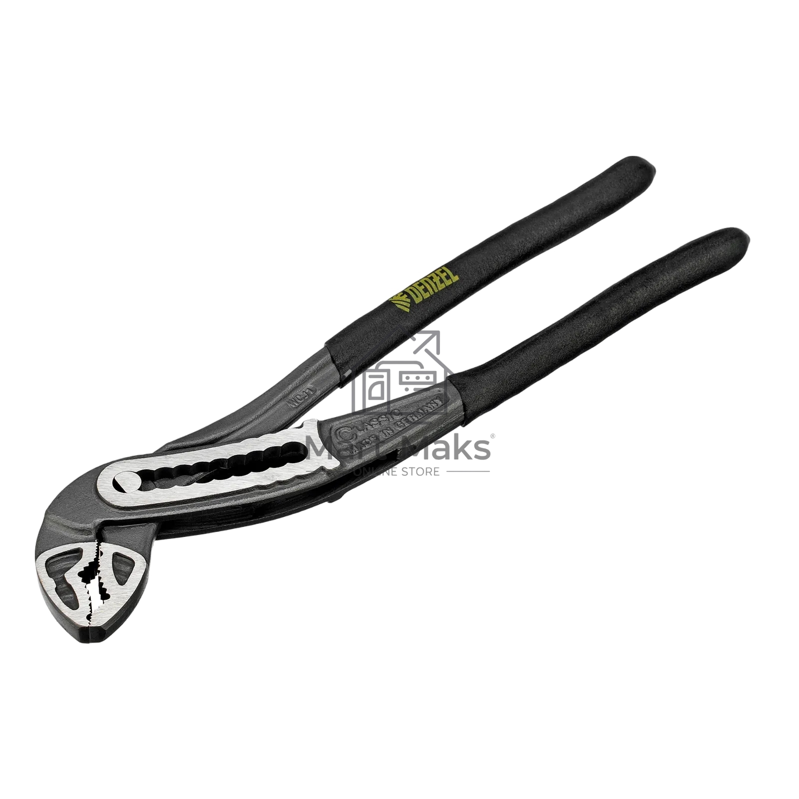 Клещи переставные Denzel обливные рукоятки, 240 мм