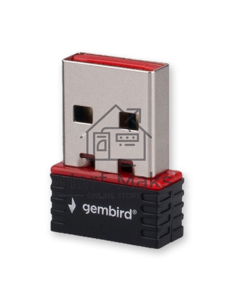 Сетевой микро адаптер WiFi Gembird 150 Мбит, USB, 802.11b/g/n