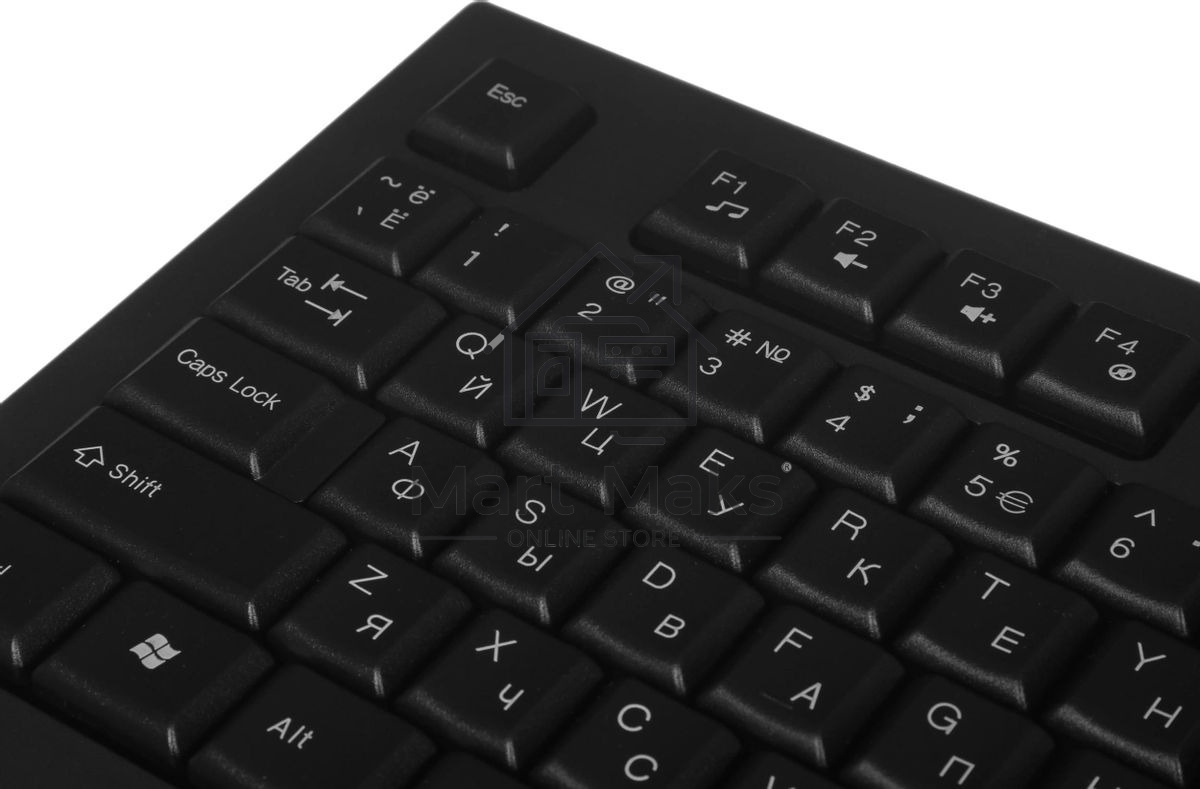 Комплект (клавиатура и мышь) A4Tech 7100N, USB, беспроводной, черный