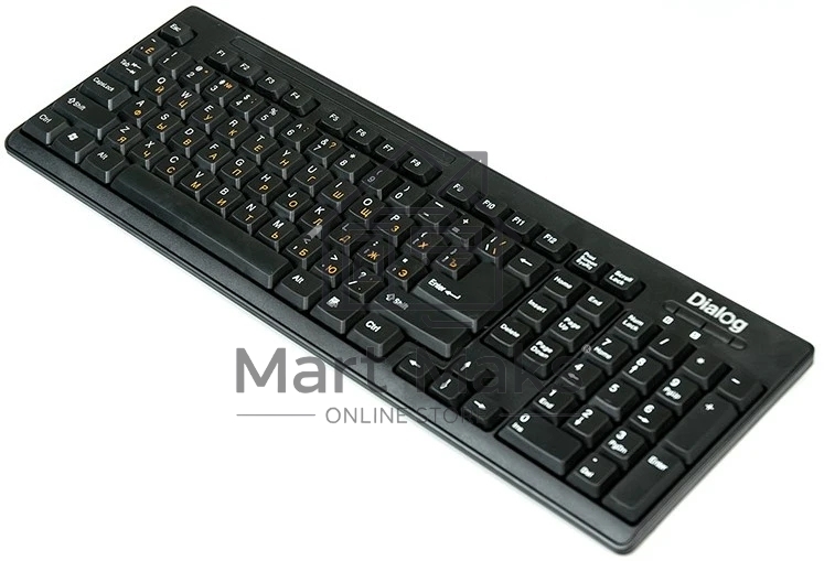 Комплект клавиатура+мышь Dialog KMROP-4010U беспроводной, USB, 1600 DPI, чёрный