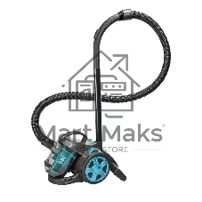 Пылесос Blackton Bt VC1802B серый/синий, 350/1400 Вт, уборка сухая, пылесборник контейнер 2 л