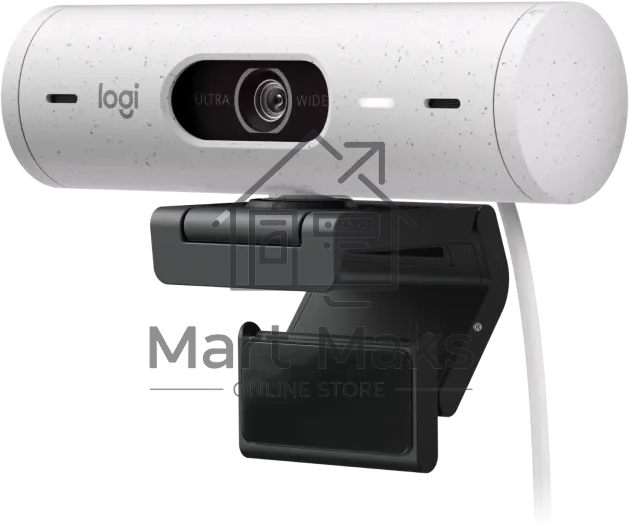 Вeб-камера Logitech Webcam BRIO 500 HD, off-белый 960-001428