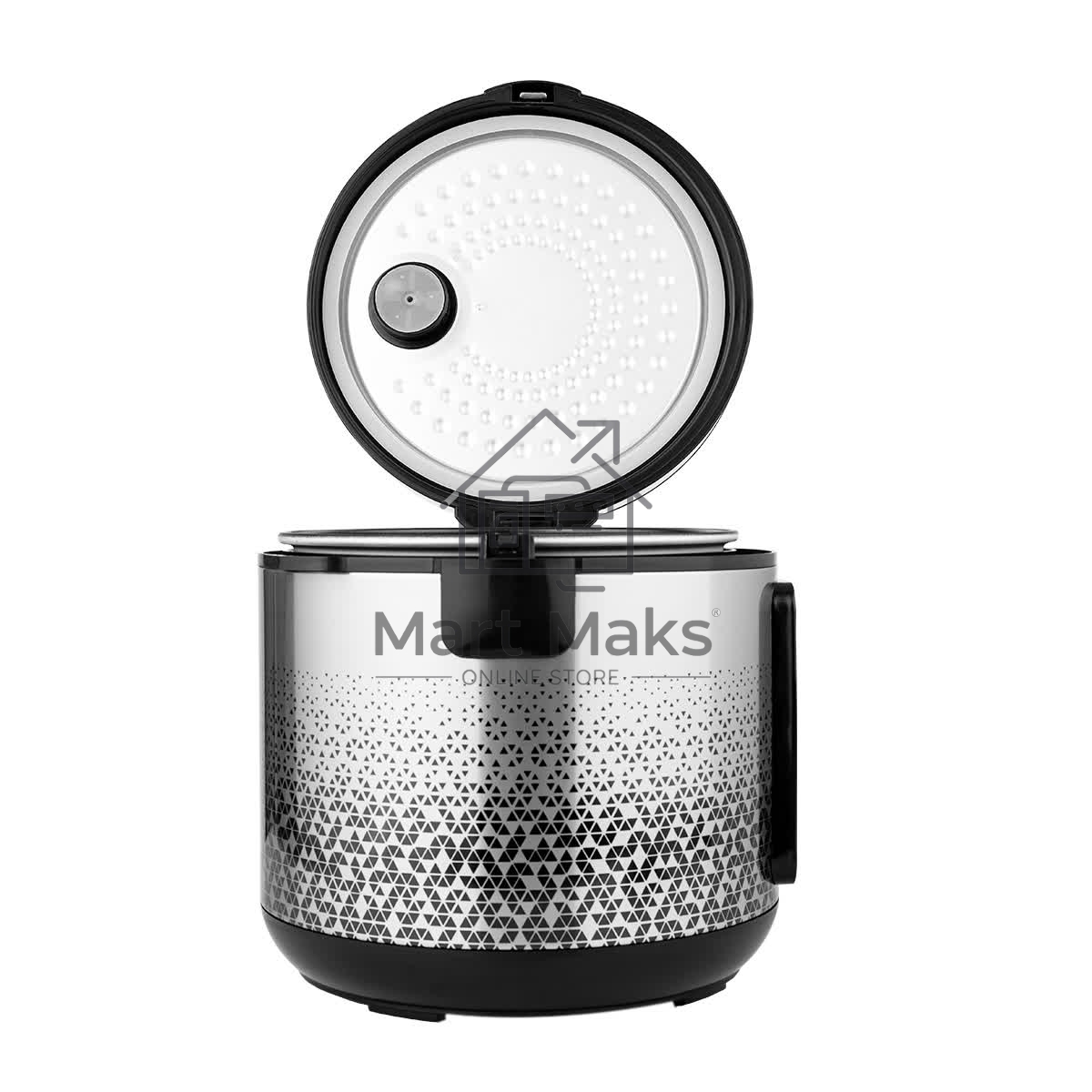 Мультиварка Centek CT-1499 (черный/сталь) 900Вт, 5.0л, 25 программ, мультиповар, антиприг. покрытие