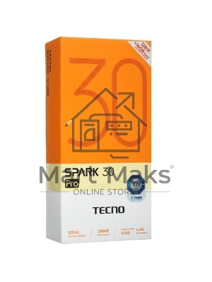 Смартфон Tecno SPARK 30 Pro, 8/128Gb, черный