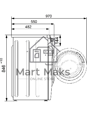Стиральная машина Atlant 70C1210-00 белый загр.фронтальная макс.:7кг 1200 об/мин класс: A+++