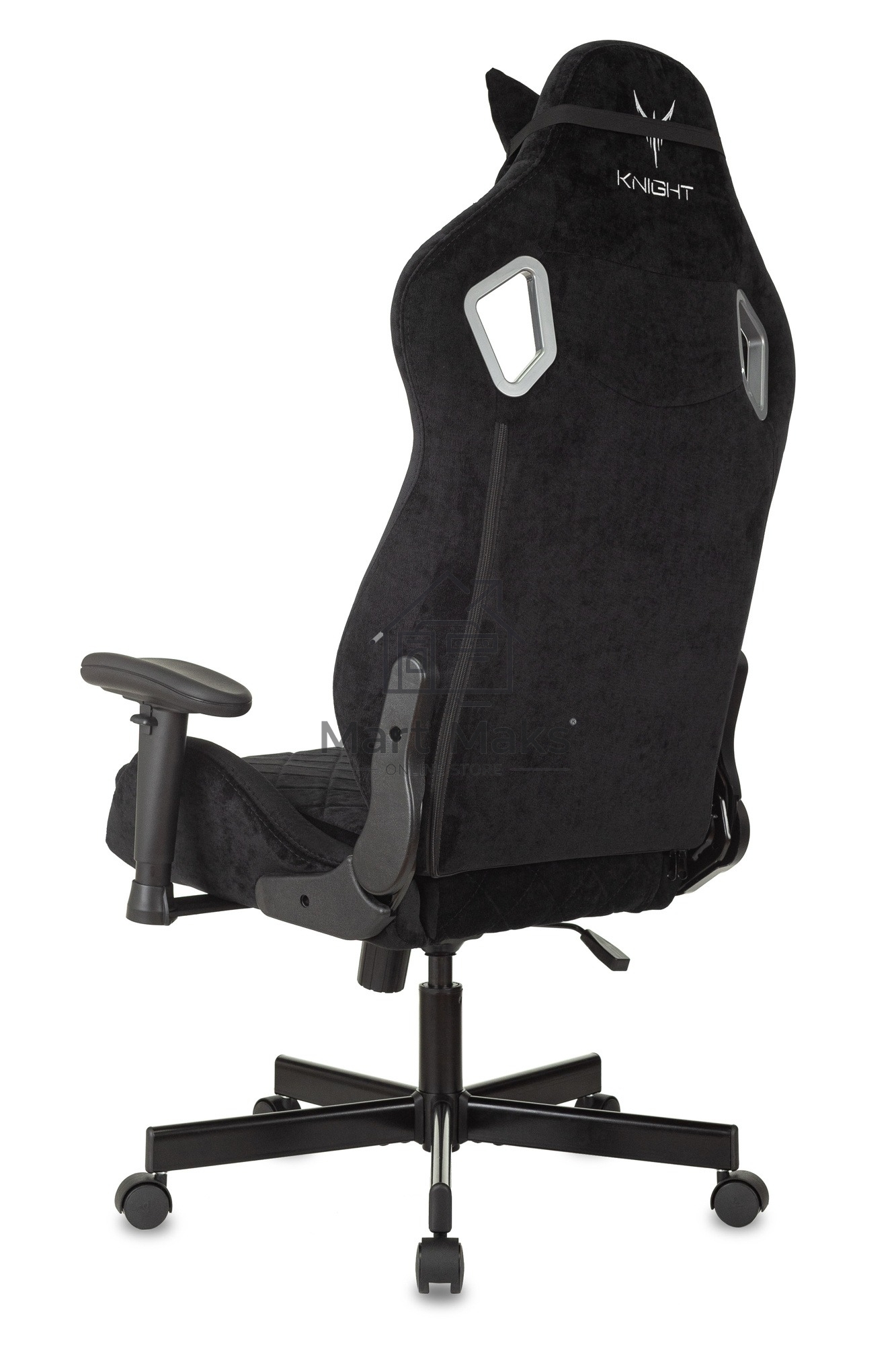 Кресло игровое Бюрократ Knight Outrider Light-20 черный с подголов. крестовина металл