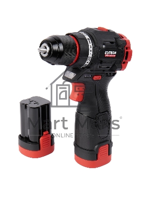 Дрель-шуруповерт Elitech CD 16L2 (E2201.039.01) 32Вт аккум. патрон:быстрозажимной (кейс в комплекте) (205715)