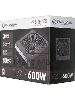 Блок питания Thermaltake TR2 S (PS-TRS-0600NPCWEU-2), 80 PLUS, 120мм, черный