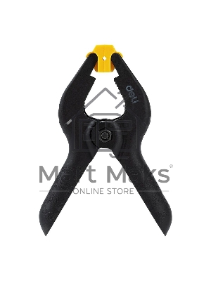 Струбцина-зажим пружинная Deli DL110004 длина 100мм, макс.диаметр зажима 30мм, макс.усилие зажима 120N