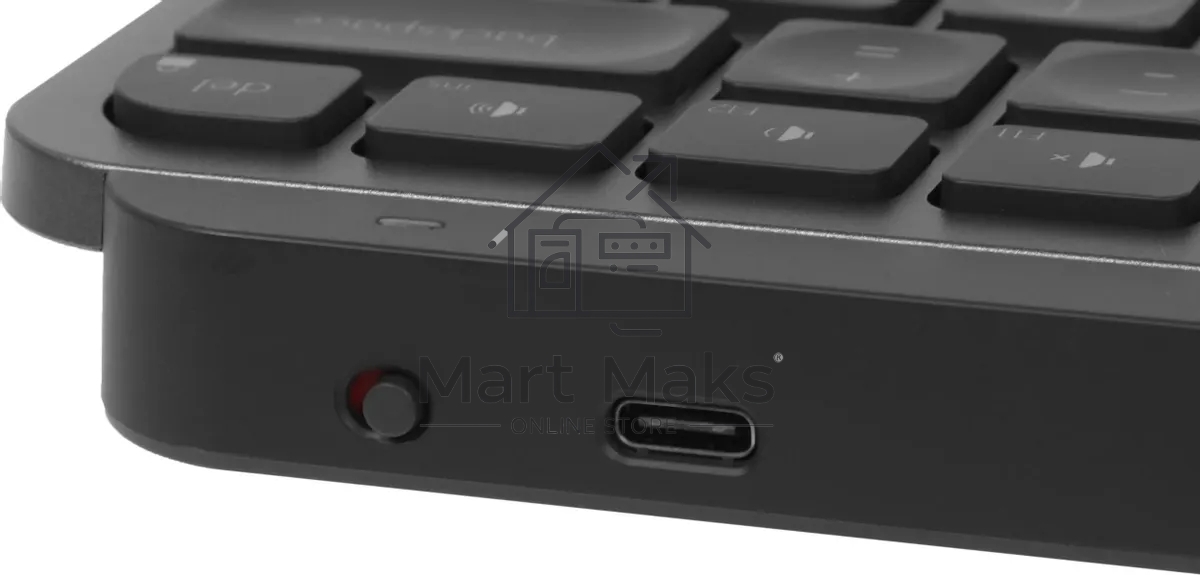 Клавиатура беспроводная Logitech MX Keys Mini темно-серый USB BT/Radio LED (920-010617)