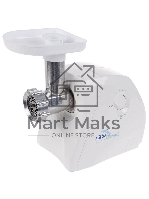 Мясорубка электрическая Ротор Альфа Р ЭМШ 35/250-3 белый, 1500 Вт, 0.58 кг/мин, реверс, защита от перегрузки, насадки - 4