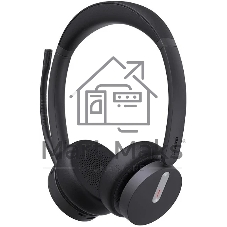 Гарнитура Yealink BH70 Dual UC чёрный, беспроводная + проводная, Bluetooth, до 43 ч