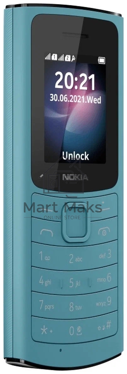 Мобильный телефон Nokia 110 4G TA-1543 DS 48Mb синий