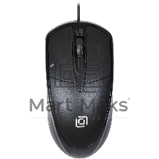 Мышь проводная Oklick 125M черный оптическая (1200dpi) USB (2but)