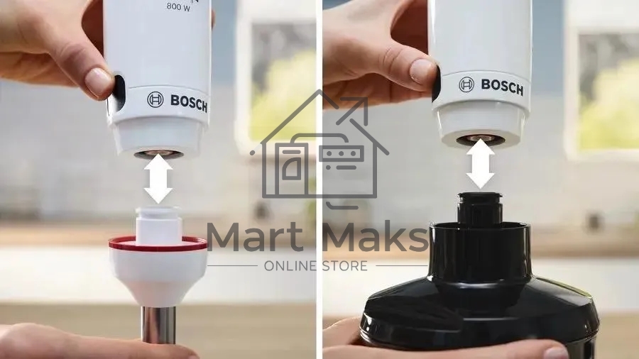 Блендер погружной Bosch MSM4W421 800Вт белый