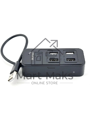 Разветвитель USB 2.0 BPH-1901T 4порт. черный