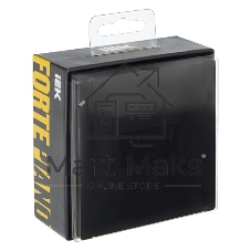 Розетка компьютерная 2-ая RJ45 кат.5E IEK FORTE&PIANO FP133 черный