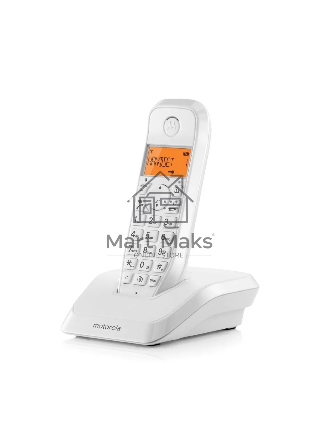Радиотелефон Dect Motorola S1201 белый АОН