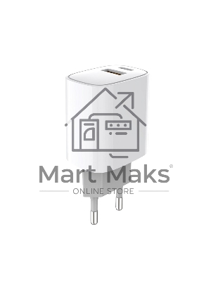 Сетевое зарядное устройство с двумя портами USB-A + USB-C, 20Вт Rexant