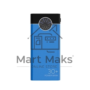 Портативный аккумулятор More choice (4610196406775) PB40-30 30000mAh Blue
