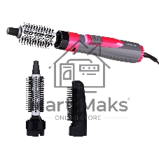 Фен-щетка Starwind SHP8501 1000Вт серый/розовый
