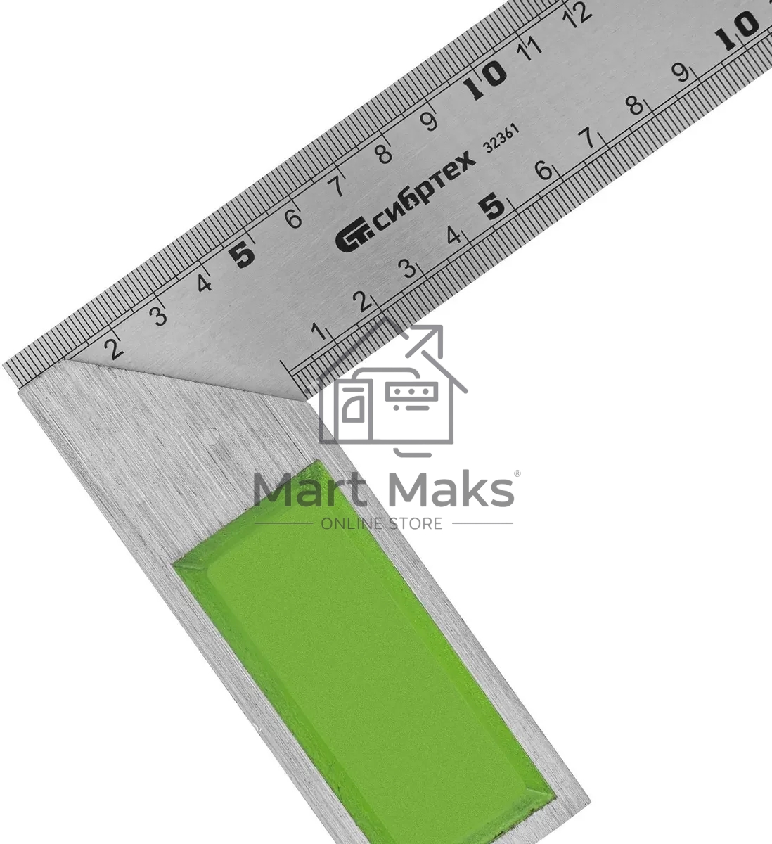 Угольник Сибртех, 300 мм, металлический