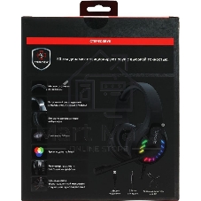 Гарнитура Bloody G230P чёрный, проводная, USB, подсветка