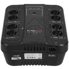 Источник бесперебойного питания CMUS-275 EURO SMART/850 ВА/480 Вт/8 х CEE 7 (евророзетка)