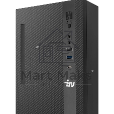 Компьютер IRU Planio 310H6SC MT i3 14100F (3.4) 16Gb SSD512Gb GT610 2Gb Windows 11 Pro GbitEth 230W черный (2153498)