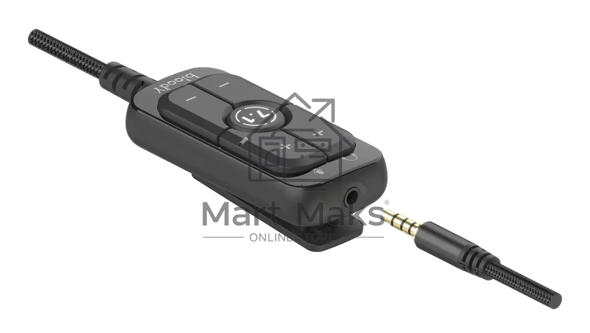 Наушники с микрофоном A4Tech Bloody M590i желтый/серый 1м мониторные USB оголовье