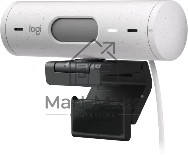 Вeб-камера Logitech Webcam BRIO 500 HD, off-белый 960-001428