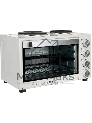 Мини-печь Kraft KFC-MOHP 380 HW 38 л, 1600 Вт, белый