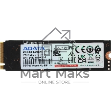 Накопитель SSD ADATA LEGEND 710, 2Tb, PCIe 3.0 x4, M.2 2280, NVMe, R/W 2400/1800, с радиатором