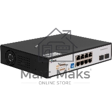 Коммутатор SNR SNR-S2300G-8TM, 8×1 Гбит/с + 2×2.5 Гбит/с SFP, настраиваемый