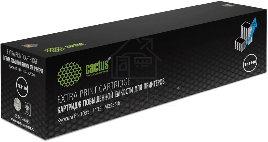 Картридж лазерный Cactus CS-TK1140-MPS черный (14400стр.) для Kyocera FS-1035/1135/M2535dn